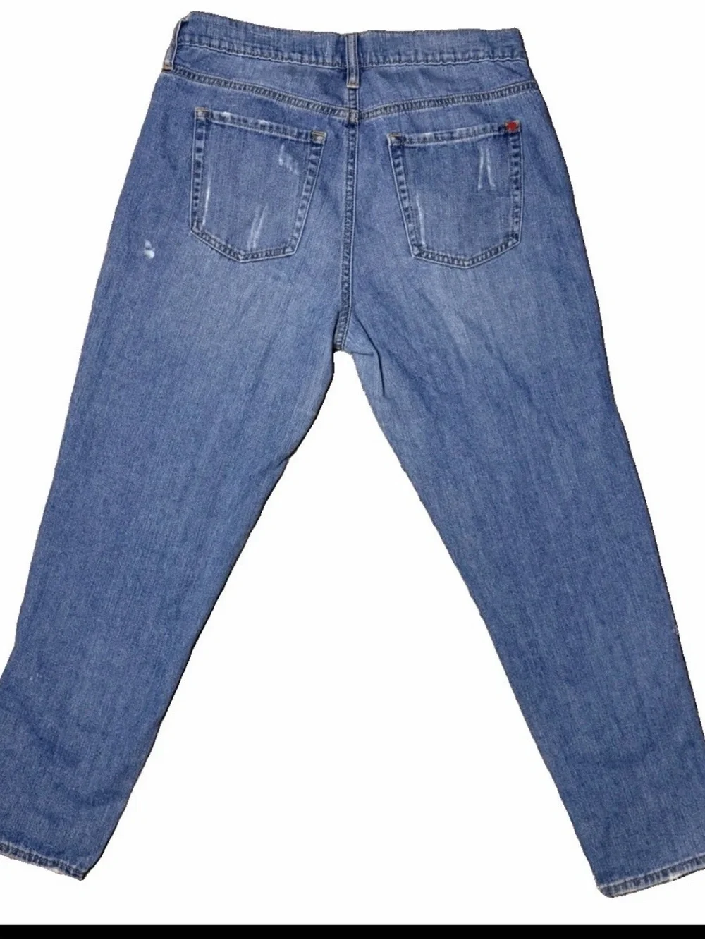 Bullhead Juniors Boyfriend Jeans Size 9 Blue Skinny Distressed Stone
